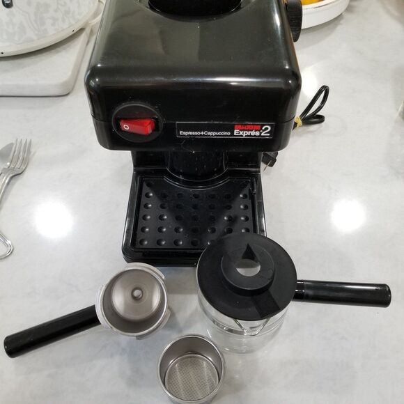 Maxim Exprés 2 Espresso + Cappuccino Machine EX-202 tested working black - Picture 2 of 9